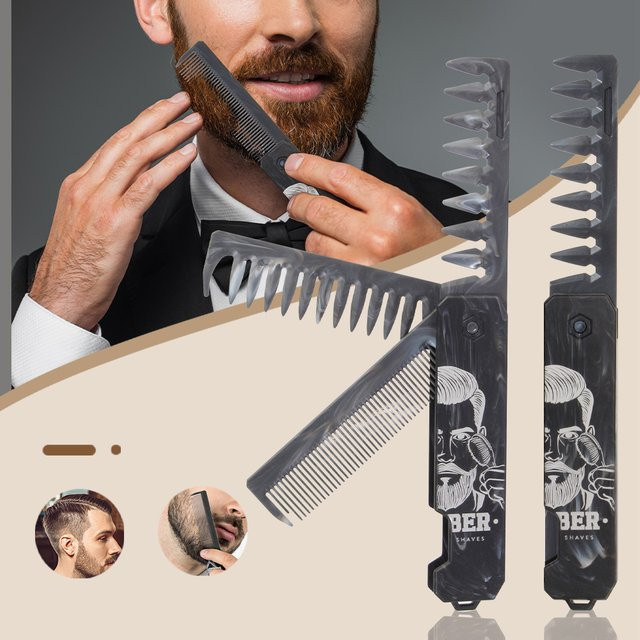 Faltbare Reisekammbürste, Unisex - Bild 1