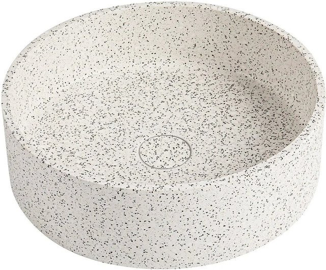 Aufsatzwaschbecken Vente-unique Dukat in Schwarz und Weiß, Breite: 39 cm - Bild 1
