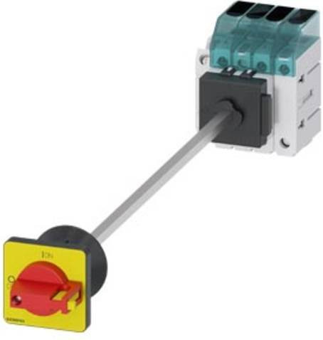 Siemens Lasttrennschalter 4polig Rot Gelb 16A 16mm² 1 Schließer 1 Öffner 690 V/AC 3LD30401TL13 - Bild 1
