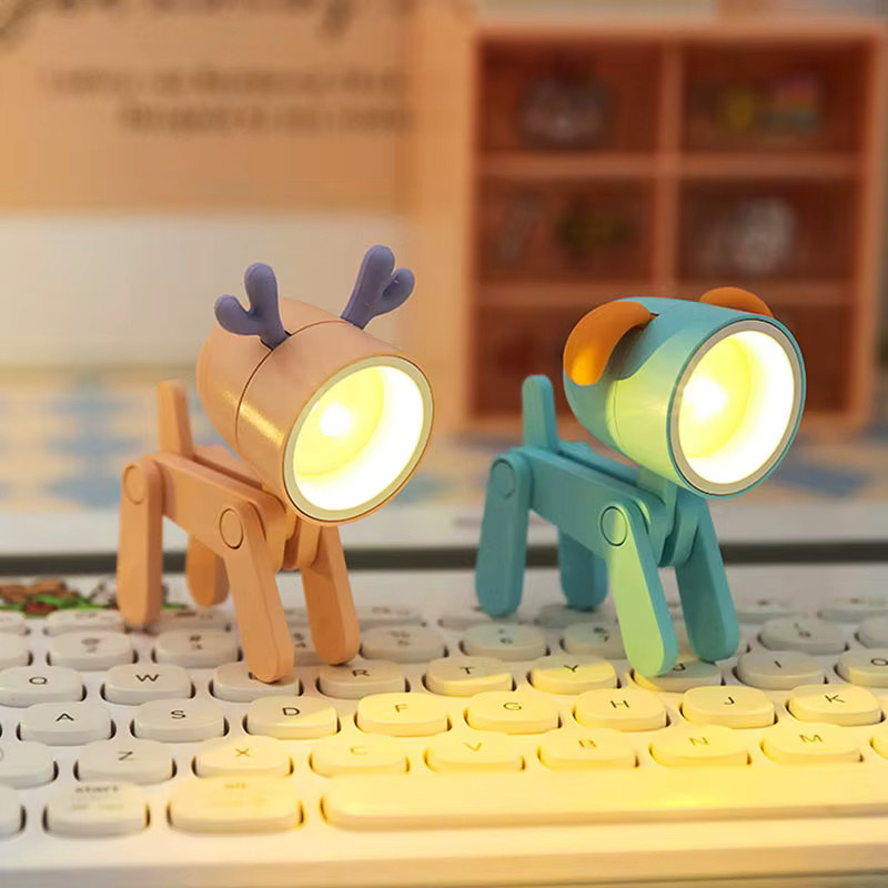 IEEYEEY LED Mini Nachtlicht Cartoon Polizei Schreibtischlampe als Kinder Desktop Ornament - Bild 2