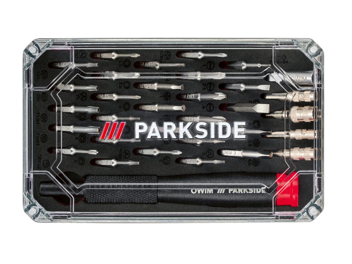 Parkside Präzisionsschraubendreher-Set mit 33 Teilen und 5-teiligem Feinmechanikerzangen-Set in Multicolour - Bild 2