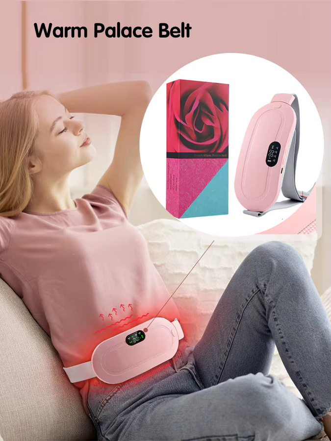 Hailicare Massagegürtel mit Heizfunktion, pink - Bild 5