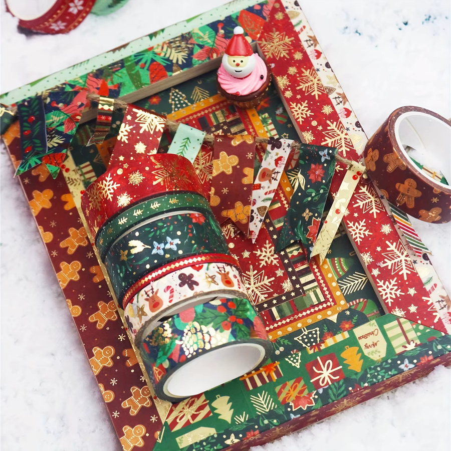 Dekoratives Washi-Klebeband für deinen Weihnachtsplaner in Multicolour - Bild 4