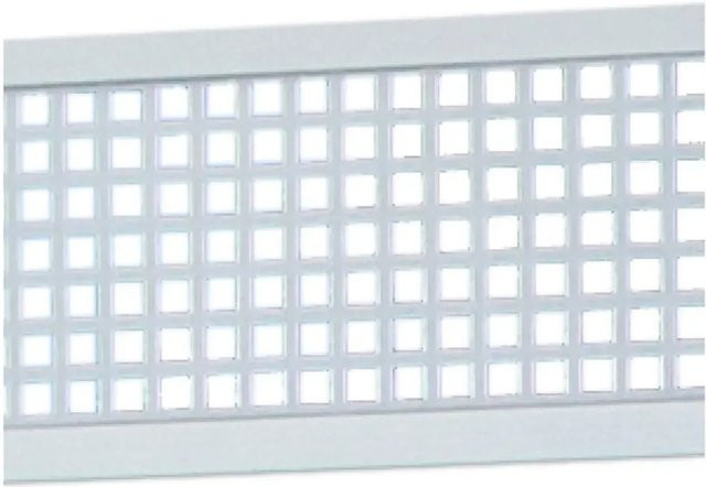 T&J Ecosteck Aluminium Gitterfüllung eloxiert Silber B/H: 150 x 1800 mm, Tiefe: 20 mm - Bild 1
