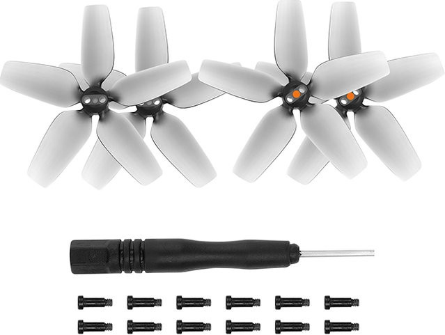 DJI Propeller 2925S Ersatzklingen Set für Avata Drohne, 4 Stück, Rot und Grau - Bild 1