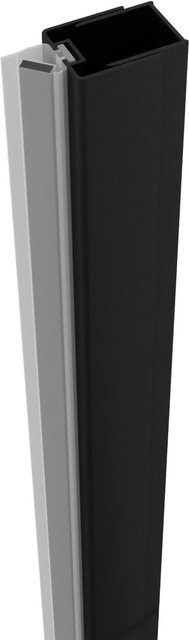 Sanotechnik Nischen-Magnetprofil Serie Elite in Schwarz, Höhe: 195,0 cm - Bild 1