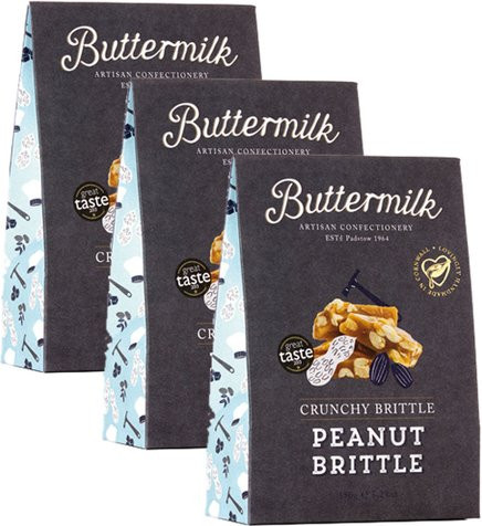 Buttermilk Confectionery Erdnüsse in Krokant 3 x 150 g - Bild 1