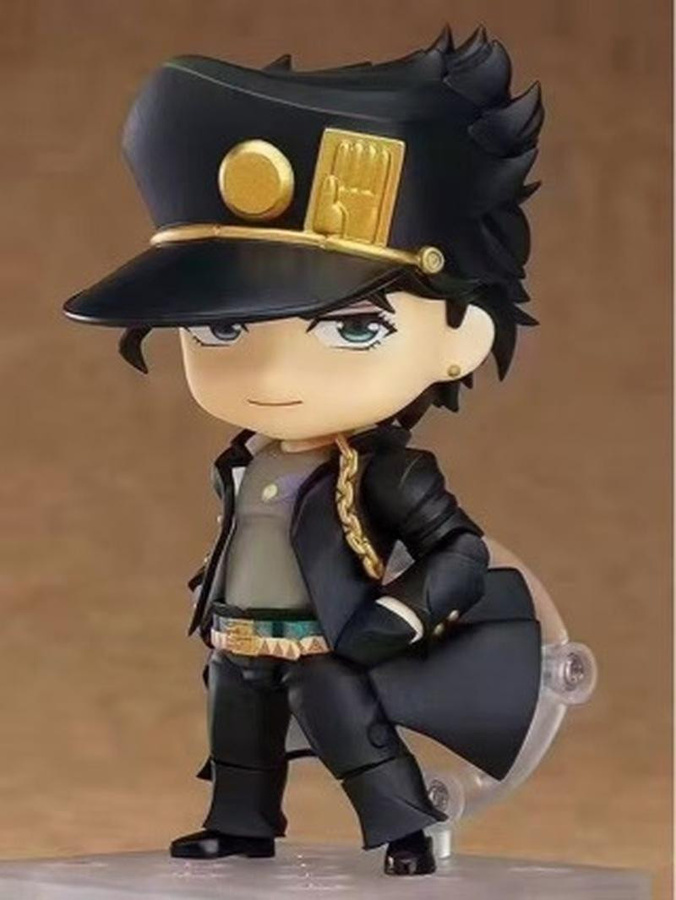 Yiran toy 1 JoJos Bizarre Adventure Jotaro Kujo Chibi Gelenkige Actionfigur Gesichtstausch - Bild 2