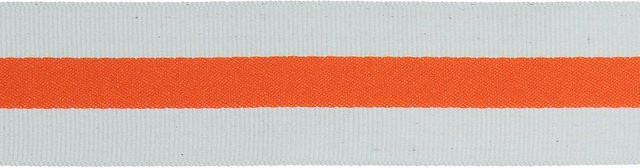 Rico Design Paper Poetry Webband Duo Streifen in Grau und Orange - Bild 1