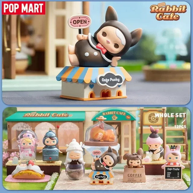 POP MART PUCKY Rabbit Cafe Serie, Blind Box, Action Figur - Bild 1