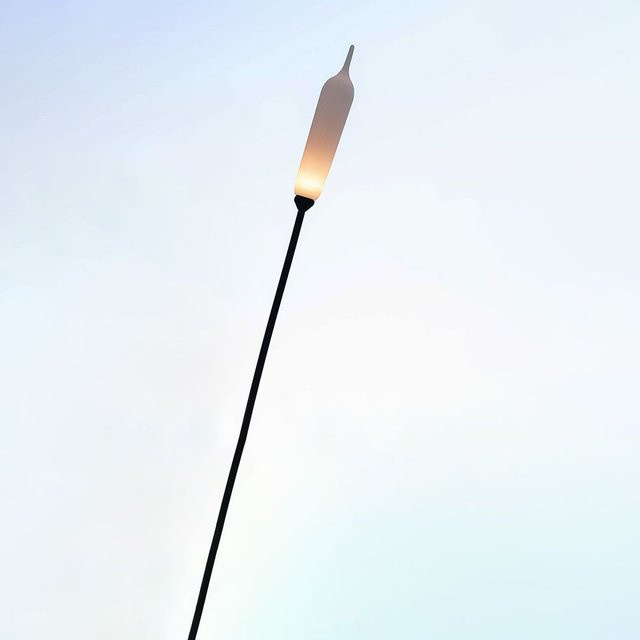 Karman Nilo LED-Außenleuchte in Schwarz matt mit Bodenbefestigung, Höhe: 220 cm - Bild 1
