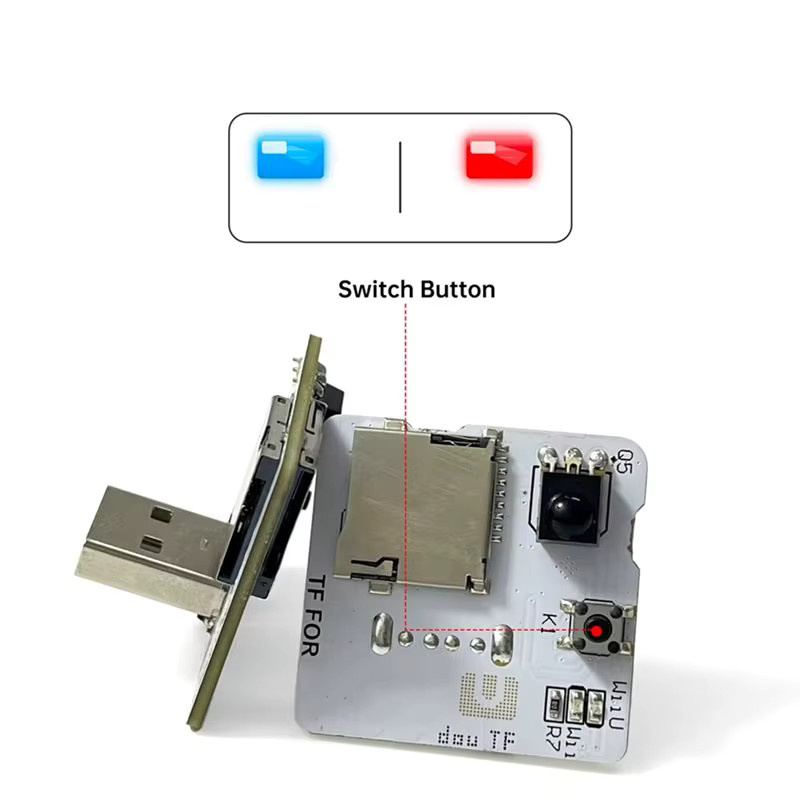 ABZW TF-Adapter für Wii und Wii U Konsole zur Speichererweiterung und Spielaktualisierung mit USB-Anschluss - Bild 5