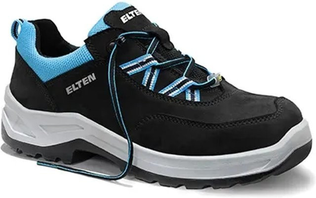 Elten Damen-Sicherheitshalbschuh Lotte Aqua Low ESD S2 in Schwarz-Türkis, Größe 37 - Bild 1