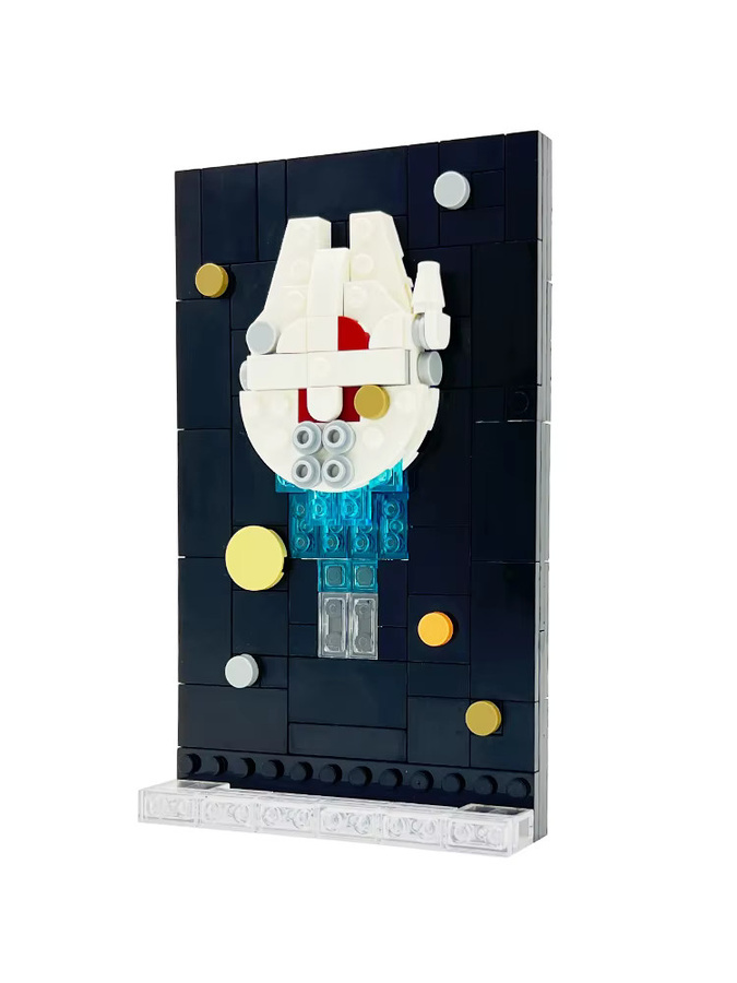 oenas MOC Raumschiff Falcon Shuttle, Bausteine, Weltraum, Star Wars - Bild 3
