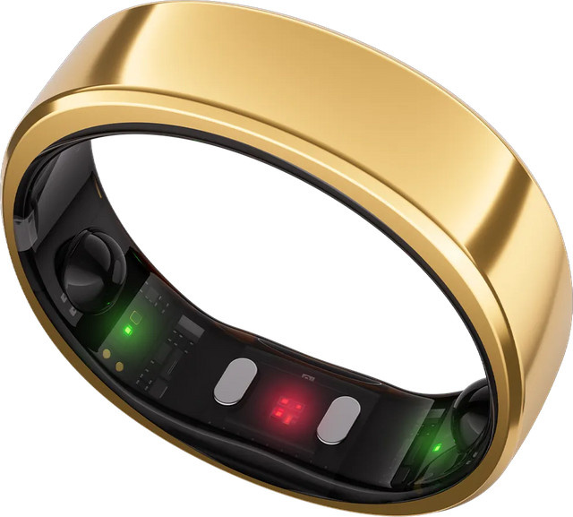 RingConn Smart Ring GEN 2 Unisex in Royal Gold, Größe 6 mit Schlaf-Tracking, Herzfrequenzmessung und SpO2-Sensor - Bild 1