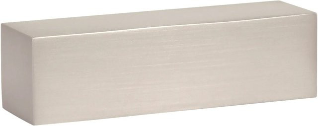 Mydeco Gardinenstangen-Endstück Next in Edelstahl-Optik, Silber, Durchmesser: 1,6 cm - Bild 1