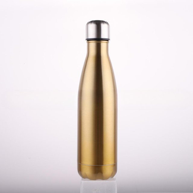 Binchi Outdoor Equipment Doppelwandiger Vakuum-Edelstahlbecher in Gold, 350ml - Bild 1