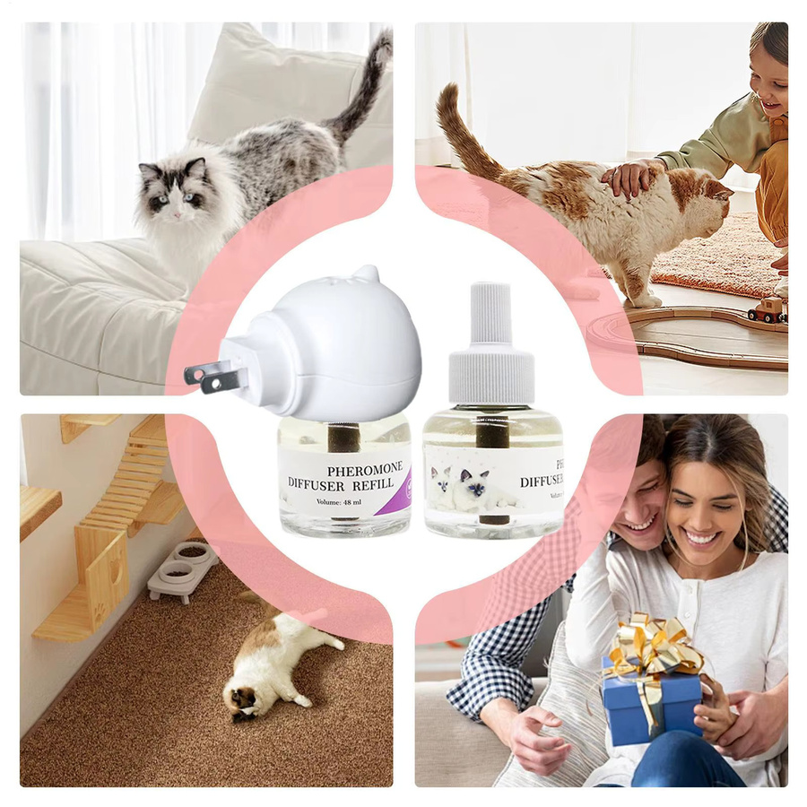 Quiet Comfort Supplies Haustier-Pheromon-Diffusor zur Beruhigung von Katzen gegen Stress - Bild 2