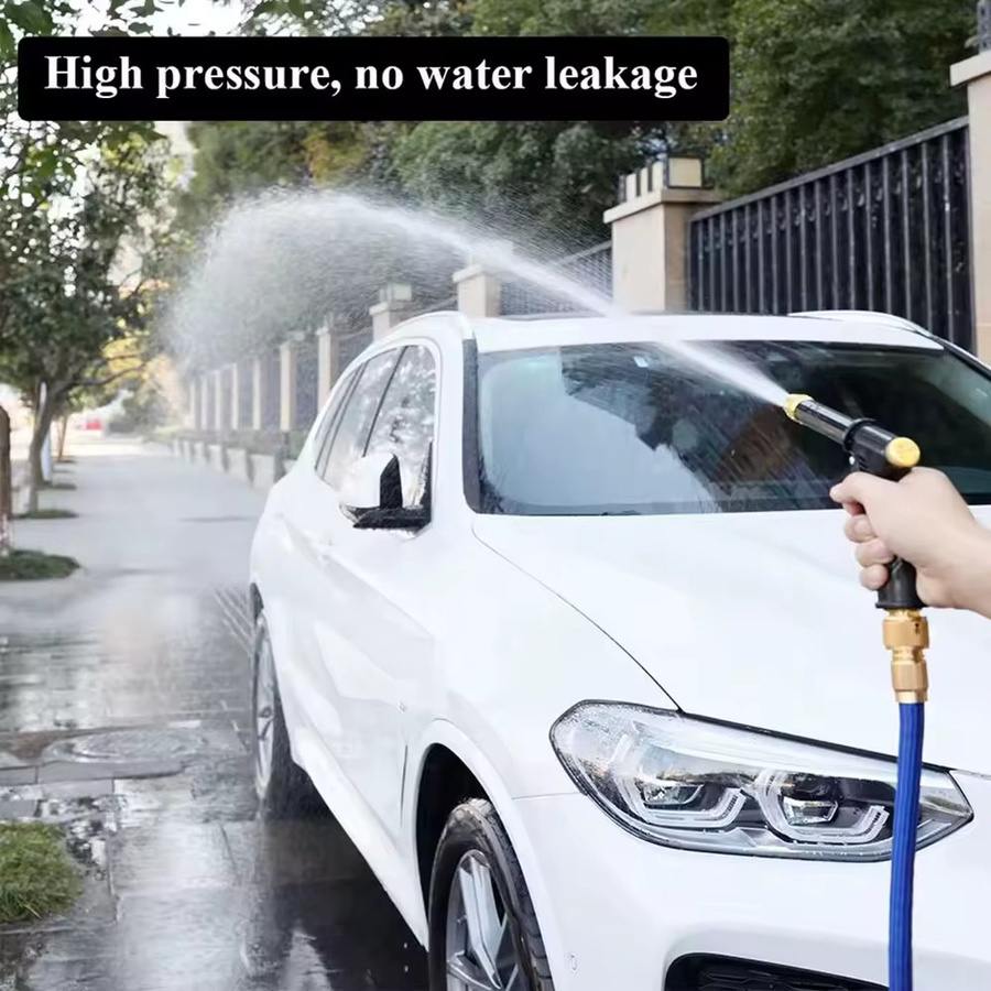 Skeyo Tragbare Hochdruck-Wasserpistole in Schwarz zur Autoreinigung und Gartenbewässerung mit Sprühdüse und Schaumfunktion - Bild 2