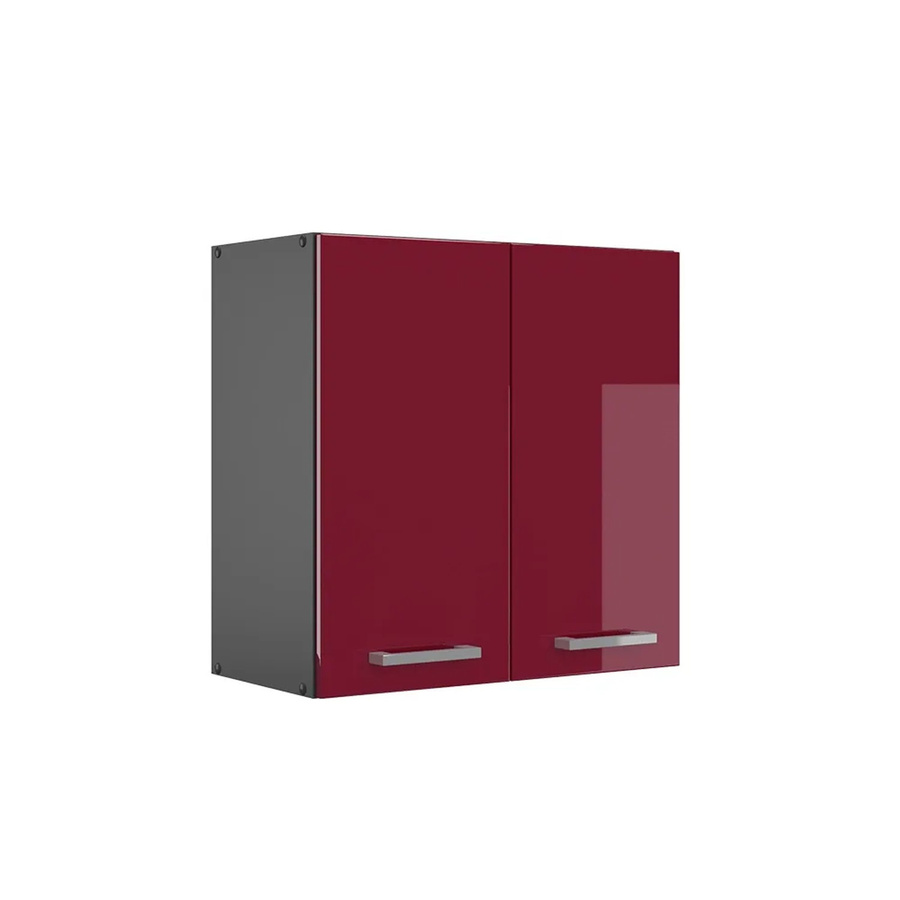 Vicco Küchenschrank R-Line Hängeschrank Hochglanz Bordeaux/Anthrazit Breite: 60 cm, Höhe: 31 cm, Tiefe: 1 cm - Bild 3