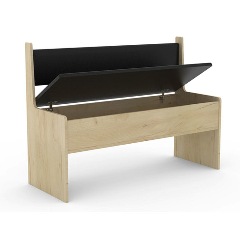 VCM Eckbank Esal mit Truhe für Esszimmer und Küche, Honig-Eiche, B/H/T: 110 x 80 x 42 cm - Bild 2