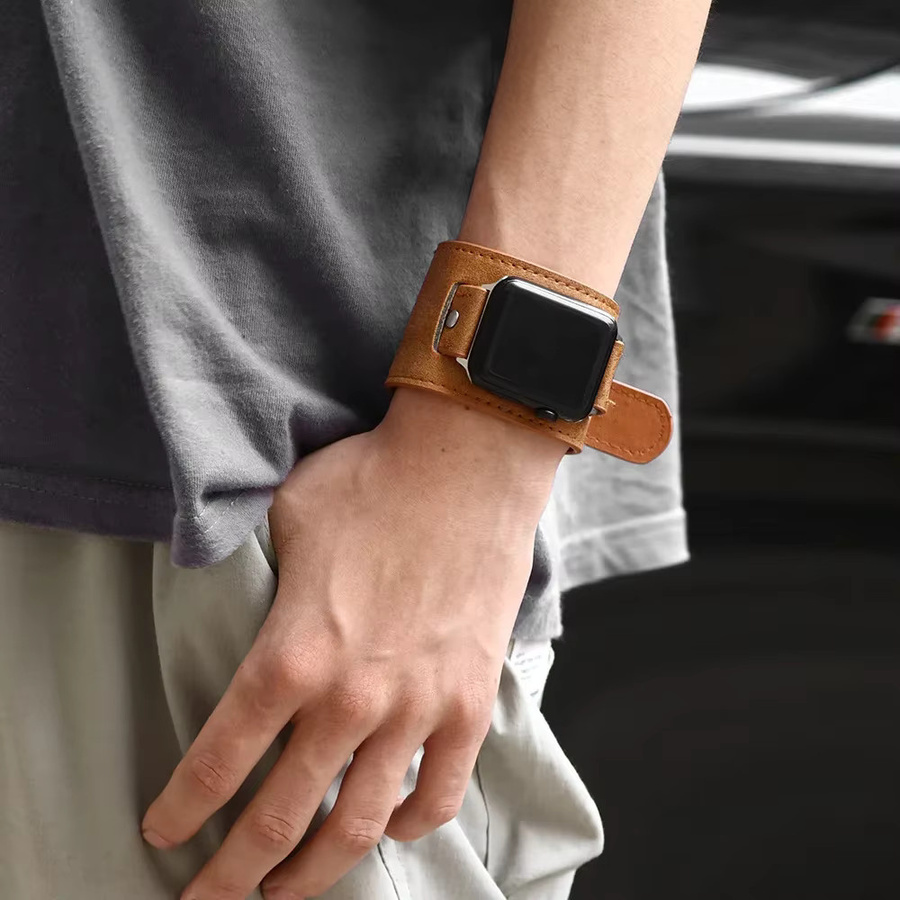 Uhrenarmband Leder, Unisex - Bild 4