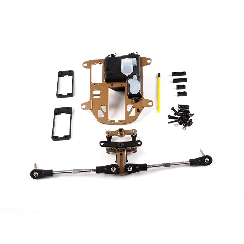 TOP SPEED RC WORLD Symmetrische Lenkkits aus Legierung, CNC-Metall, Grau - Bild 2