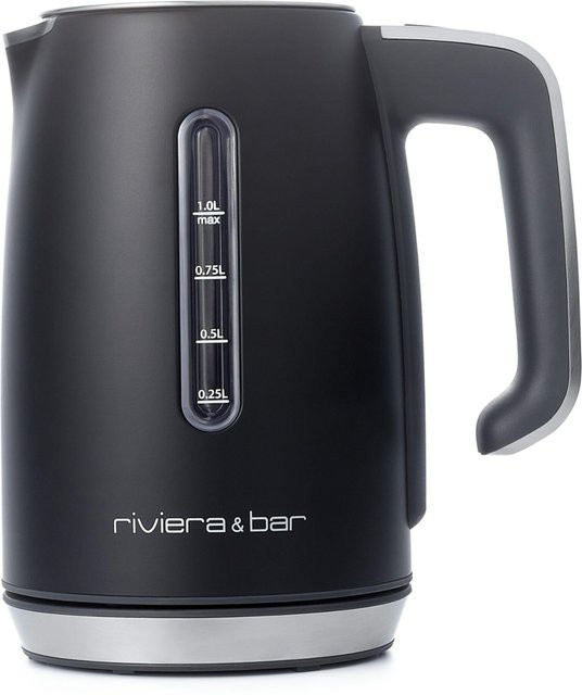 Wasserkocher Riviera & Bar in Schwarz mit Edelstahl und Warmhaltefunktion - Bild 1