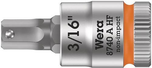 Wera Innen-Sechskant Steckschlüsseleinsatz 3/16 1/4 in Silber mit 6,3 mm - Bild 1