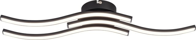 LIVARNO Deckenleuchte 3-flammig modern aus Metall in Schwarz mit LED und verstellbarer Leuchte - Bild 1