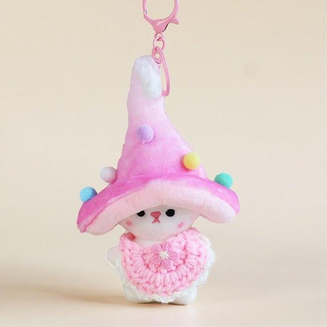 Yiran toy Lustiger Pilz-Elfen Plüschtier Anhänger, 12cm, Bunt / Mehrfarbig - Bild 1