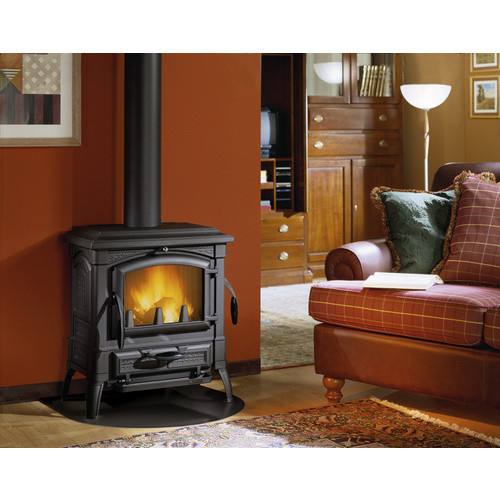La Nordica-Extraflame Firefix Isetta Kaminofen aus Gusseisen in Schwarz mit 7,3 kW - Bild 2