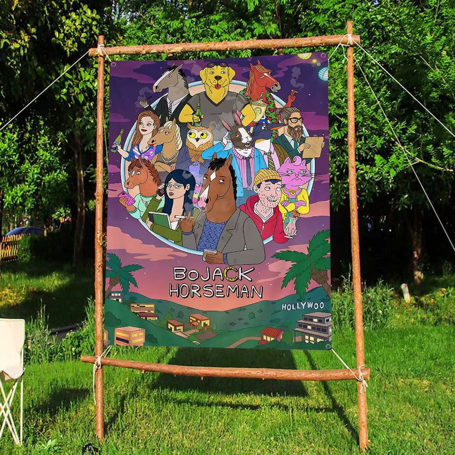 Potdemiel B-BoJack Animation Wandbanner Multicolor als DIY Deko für Wohnzimmer und Wohnheim - Bild 2