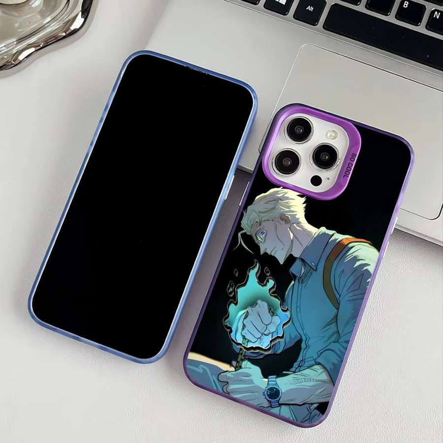 Jujutsu Kaisen Kento Nanami Handyhülle für iPhone 11 12 13 14 15 16 Pro Max Plus mit Plating-Schutz, Multicolour - Bild 2