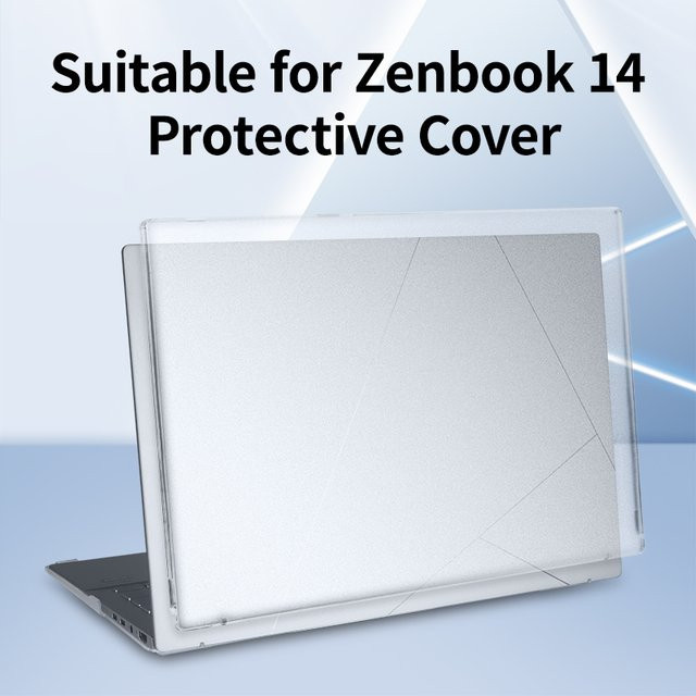 Matte transparente Hartschalen-Schutzhülle für ASUS Zenbook 14 (2024/2025) UX3405C/UM3406K - Bild 1