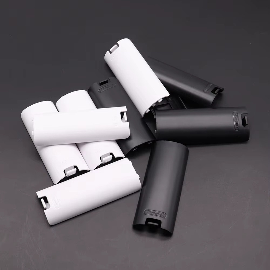 Nintendo Ersatz-Batterieabdeckung für Wii-Fernbedienung und Wii-Gamepad, Farbe: Weiß, 5/10 Stück - Bild 2