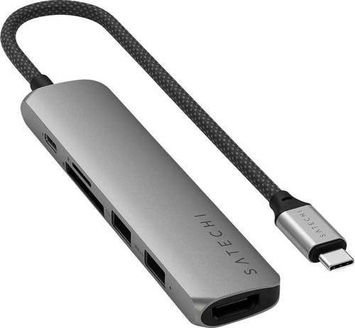 Satechi USB-C Dockingstation ST-P6SM in Grau - Bild 1