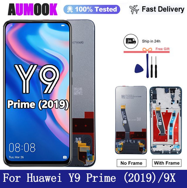 Huawei Y9 Prime 2019 STK-L21/L22/LX3 und Honor 9X STK-LX1 Display Touchscreen Digitizer Ersatz mit 6.59 Zoll - Bild 1