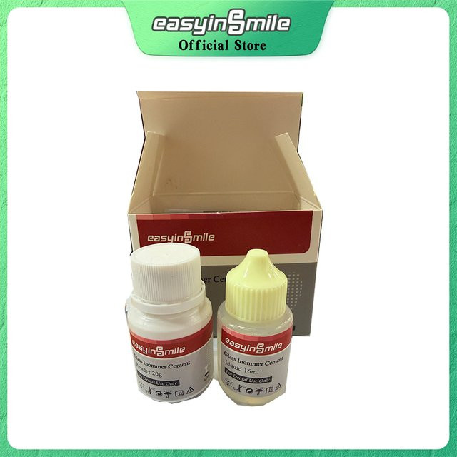 easyinsmile Dental-Glasionomer-Zement-Set, 20g+16ml - Bild 1