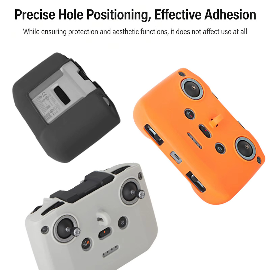 DJI Silikon-Schutzhülle Set für Mini 4 Pro und RC N3/N2/N1 Controller in Orange - Bild 3