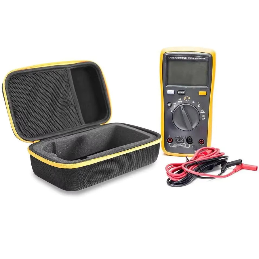 Lousxy Harte EVA-Aufbewahrungstasche in Schwarz für Digitalmultimeter Fluke UNI-T UT89X UT89XD UT61B UT61E UT61D - Bild 5