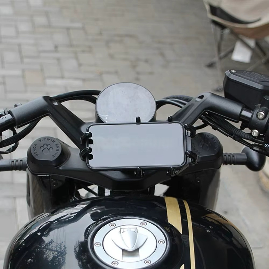 Stoßfeste Handyhalterung für Samsung Navigationshalterung in Schwarz für BENDA Napoleon Bob 250 - Bild 2