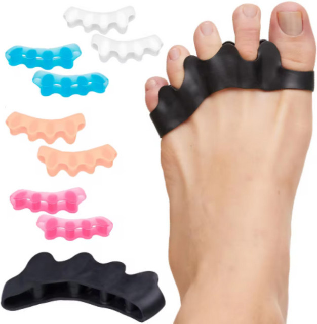 Silikon-Zehenspreizer Bunion Corrector Zehenabstandshalter, Unisex - Bild 1
