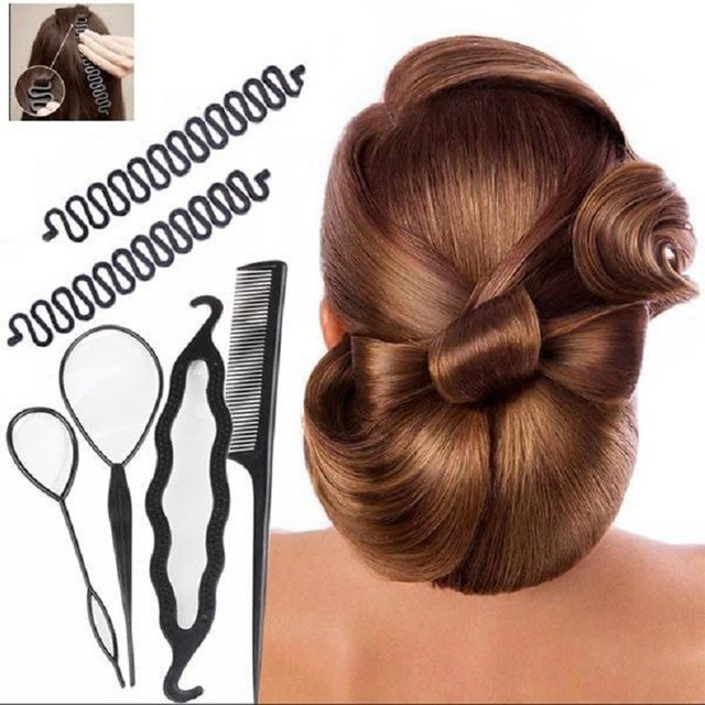 Haar-Styling-Set für Flechtfrisuren und Locken, Unisex - Bild 1