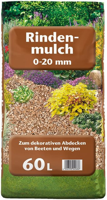Floragard Rindenmulch Fein, Braun, 60 l - Bild 1