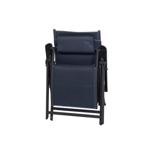 Siena Garden Camping Relaxliege Premium Dunkelblau mit Aluminiumgestell und Textilene B/T/H: 91 x 74,5 x 122,5 cm - Bild 2
