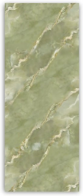 Walllux Duschrückwand Marmoris Onyx Viridis aus Alu-Verbund, 3 mm Stärke, B: 100 cm, H: 255 cm - Bild 1