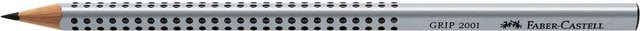 Faber Castell Grip 2001 Bleistift B in Silber - Bild 1
