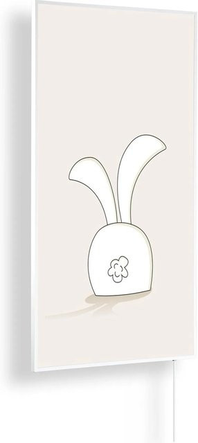 Könighaus Infrarotheizung Hase Kinderzimmer Edition, 1.200 W, Weiß - Bild 1