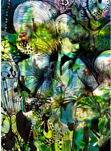 Komar Fototapete Aphrodite's Garden Multicolour B: 184 cm, H: 254 cm - Bild 1